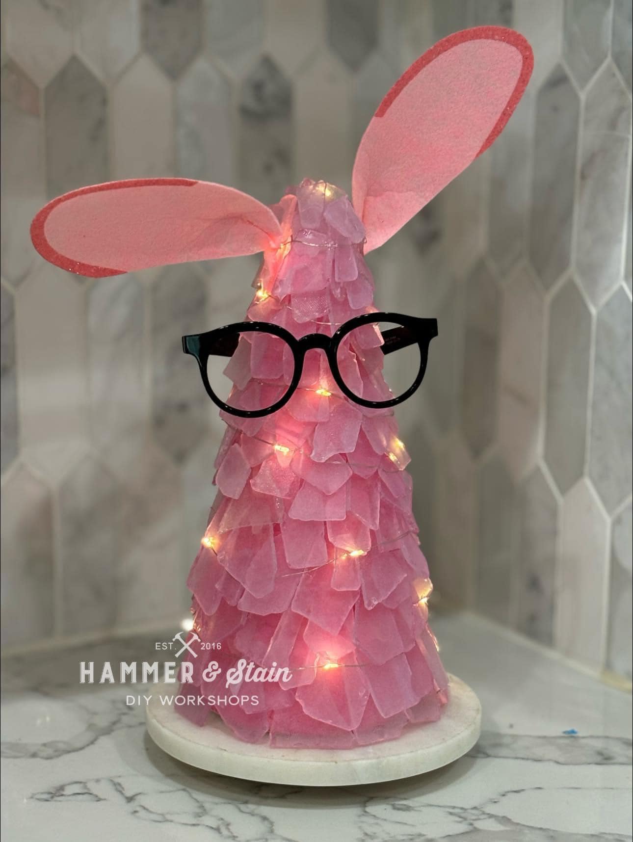 OH Fudge Sea Glass Tree- Hammer @ Home Craft Kit