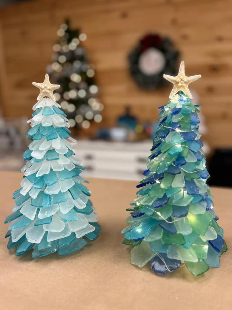 7/25- Christmas in July Sea Glass Trees