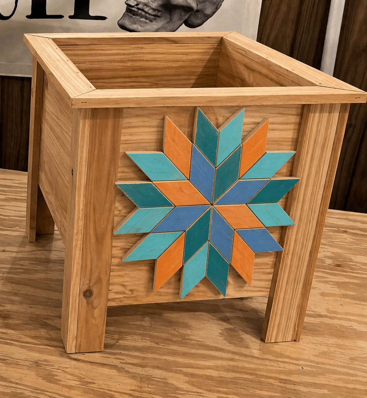 6/6- Porch Wood Planters- Soffio Studios