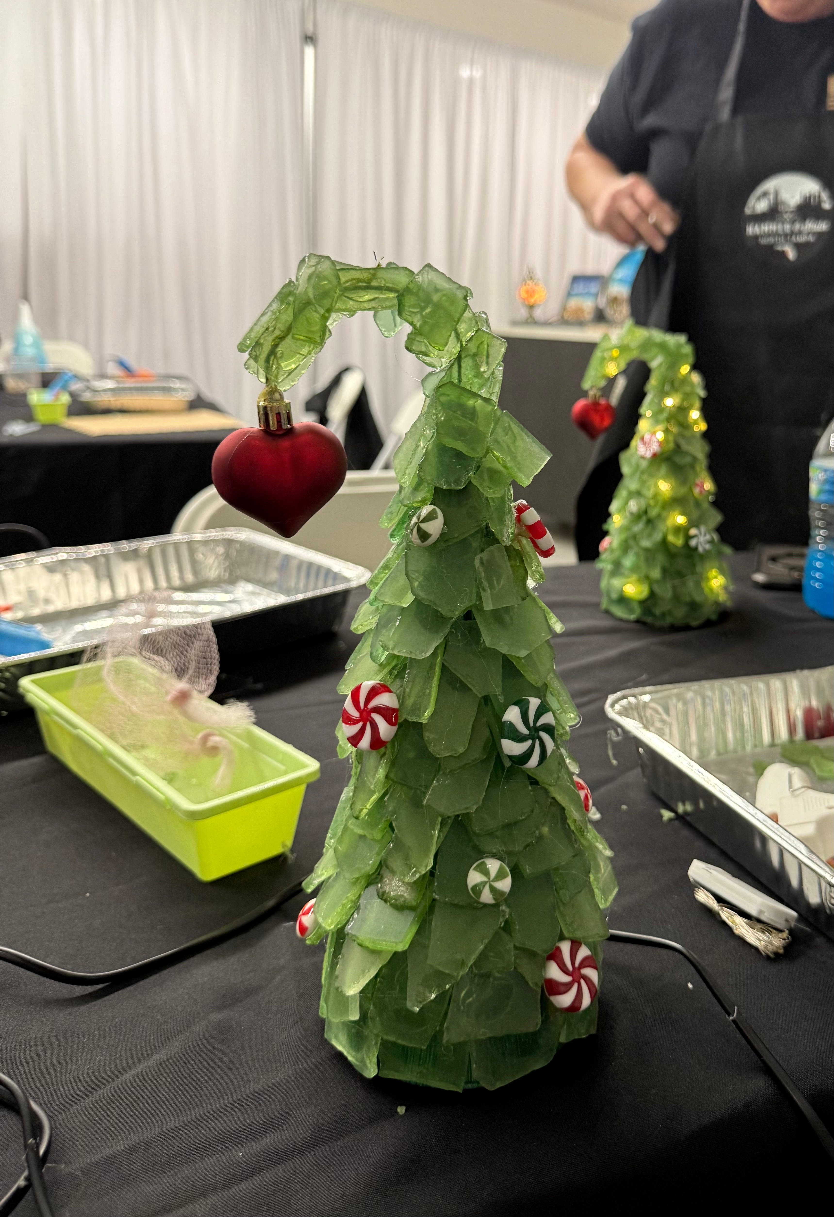 Grinch Sea Glass Tree- Hammer @ Home Craft Kit