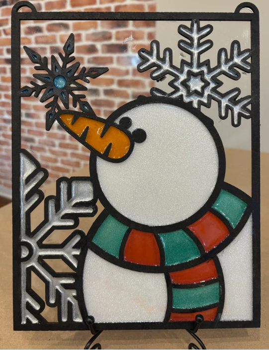 12/10/25- Faux Stain Glass Holiday Workshop- Eagles Clubhouse(Odessa)