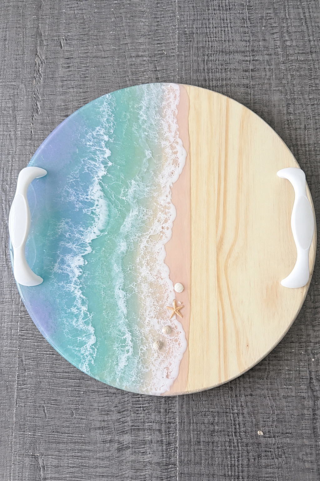 8/15 - Coastal Resin Wood Trays- Tampa