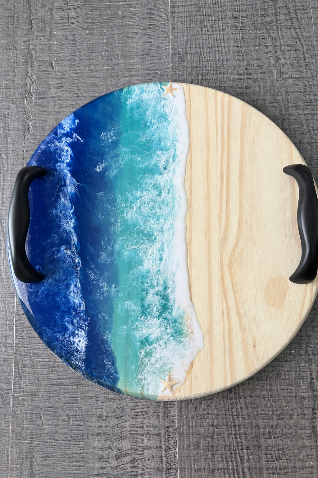 8/15 - Coastal Resin Wood Trays- Tampa