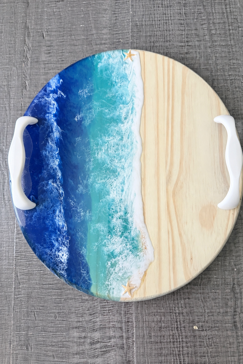 8/15 - Coastal Resin Wood Trays- Tampa