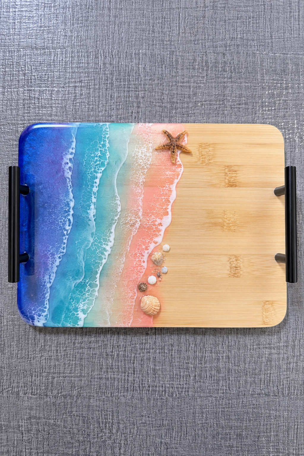 8/15 - Coastal Resin Wood Trays- Tampa