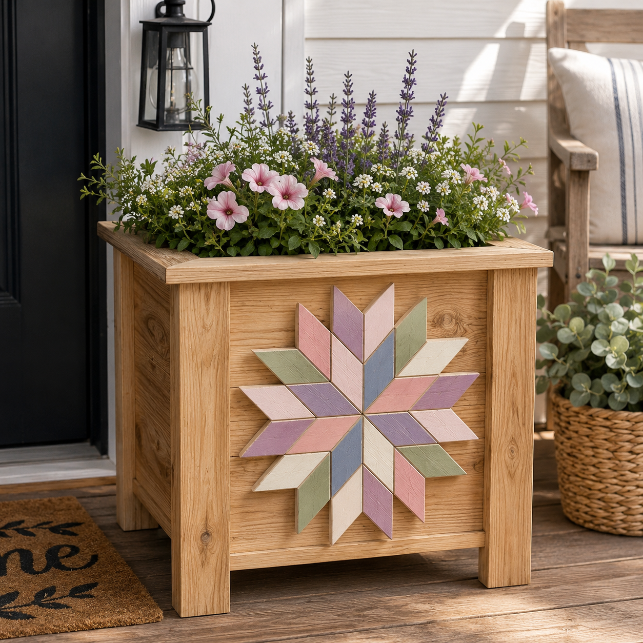 6/6- Porch Wood Planters- Soffio Studios